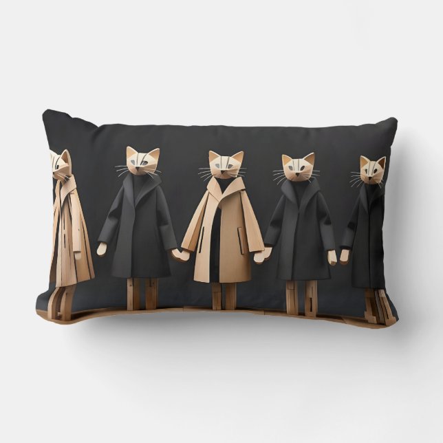 Coussin Rectangle chats - Chats (Recto)