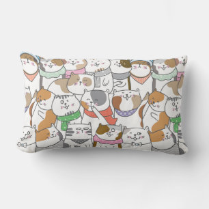 Coussin Rectangle Chats mignons