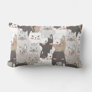 Coussin Rectangle Chats mignons