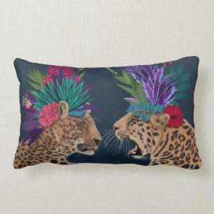 Coussin Rectangle Chaud House Leopards Un couple