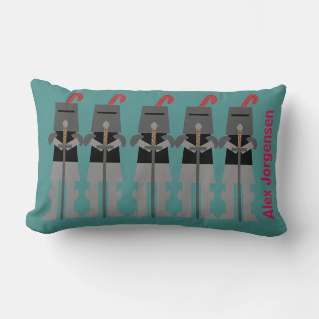 Coussin Rectangle Chevalier médiéval (Recto)