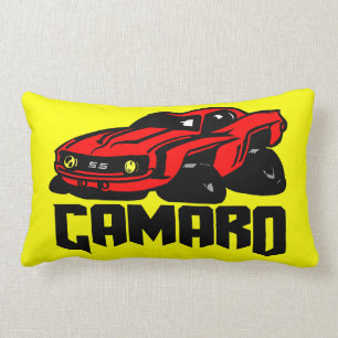 Coussin Rectangle Chevrolet Camaro solides solubles
