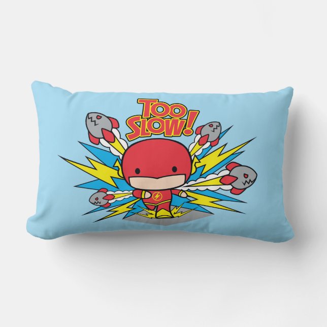 Coussin Rectangle Chibi Flash Rockets (Recto)