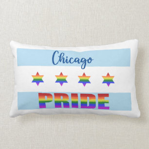 Coussin Rectangle Chicago Pride