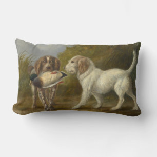 Coussin Rectangle Chiens de chasse (par Carlo Ademollo)