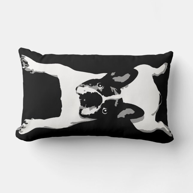 Coussin Rectangle Chiffre de taureau français (Recto)