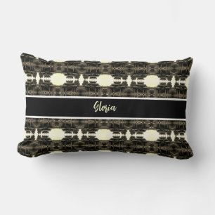 Coussin Rectangle Chine ancienne Canton Foshan temple ancestral 