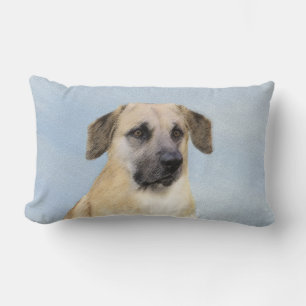 Coussin Rectangle Chinook (Oreilles Laissées) Peinture - Art Chien o