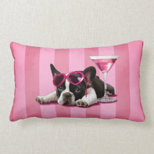 Coussin Rectangle Chiot de bouledogue français