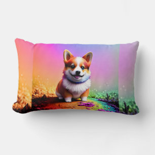 Coussin Rectangle Chiot Mignon Corgi Chien-36475