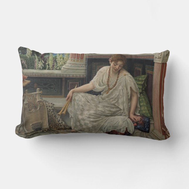 Coussin Rectangle Chloé (par Edward Poynter) (Recto)