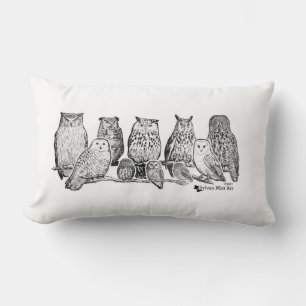 Coussin Rectangle Chouettes