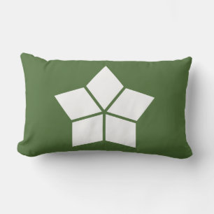 Coussin Rectangle Cinq losanges (dessin à dix divisions)