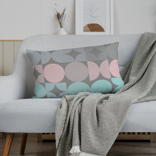 Coussin Rectangle Circles Abstraits amusants Carrés Popart Motif