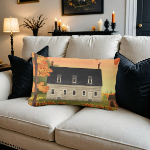Coussin Rectangle Citrouille d'automne