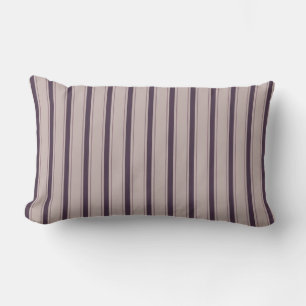 Coussin Rectangle Classique rayé Cozy Saison Maison Aubergine