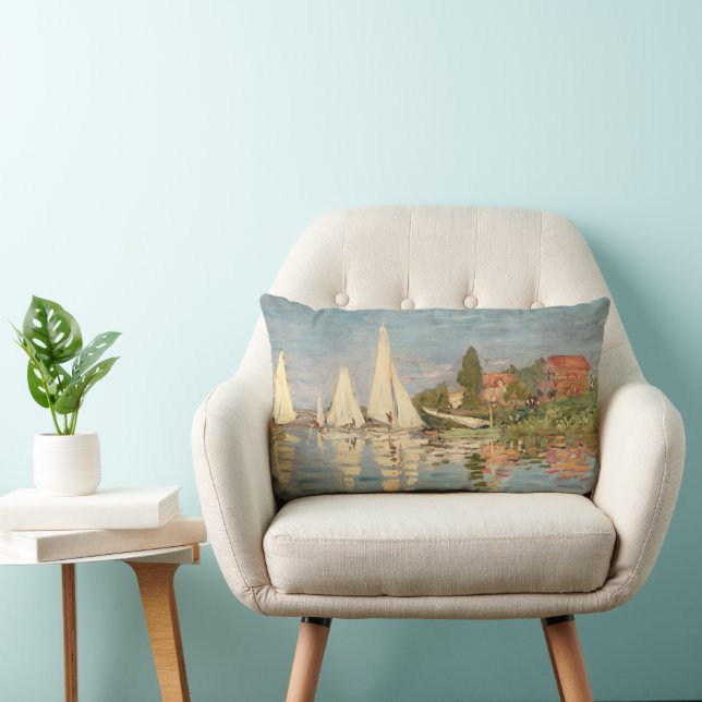 Coussin Rectangle Claude Monet | Regatta at Argenteuil, c.1872 (Chaise)