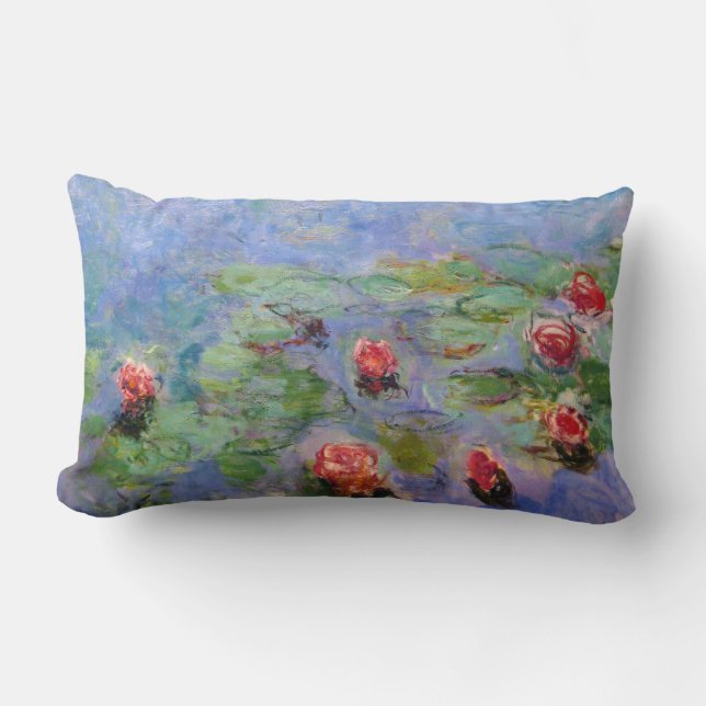 Coussin Rectangle Claude Monet's Water Lilies (Recto)