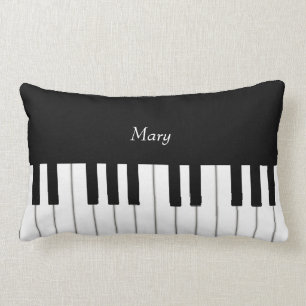 Coussin Rectangle Clavier de piano classique Musique personnalisée
