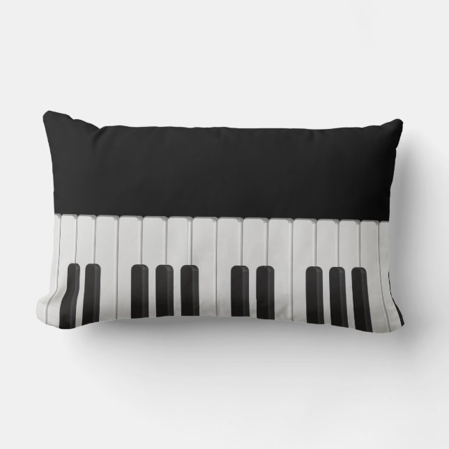 Coussin Rectangle Clavier pour piano (Recto)