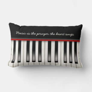 Coussin Rectangle Clavier pour piano