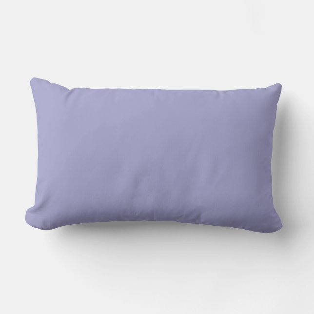 Coussin Rectangle Cloche bleue (couleur solide) (Recto)