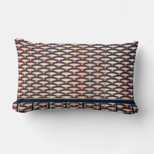 Coussin Rectangle Clôture en acier gris