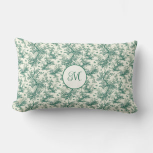 Coussin Rectangle Cloudy Green Garden Papillon Français Toile