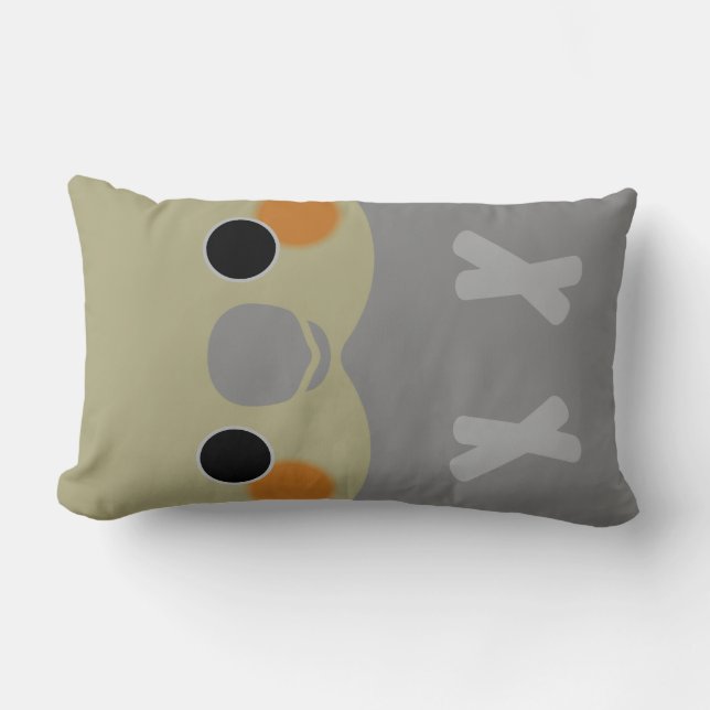 Coussin Rectangle Cockatiel féminin normal (Recto)