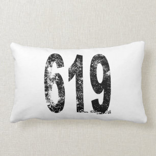 Coussin Rectangle Code 619 de San Diego-area