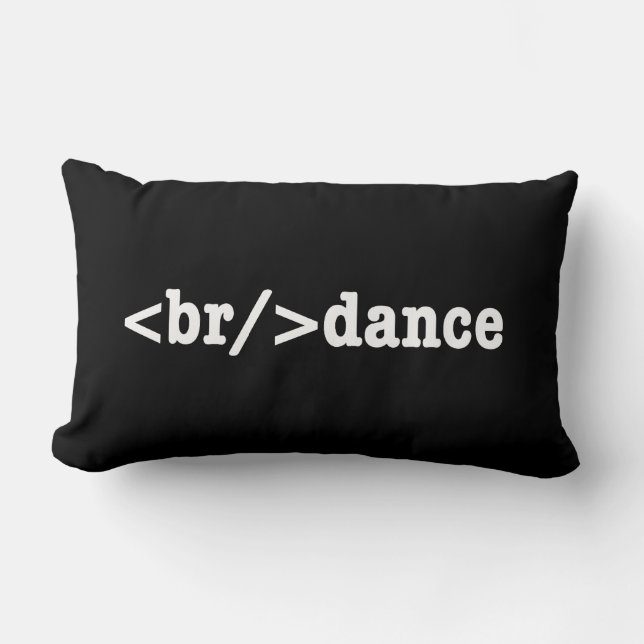 Coussin Rectangle code HTML de rupture (Recto)