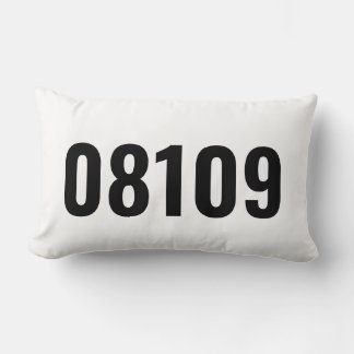 Coussin Rectangle Code postal personnalisé