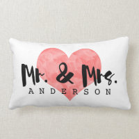 Coeur empilé Rustique M & Mme Monogram