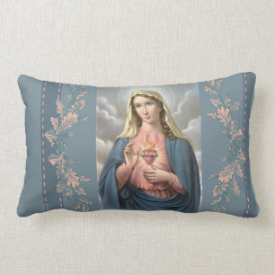 Coussin Rectangle Coeur impeccable personnalisé de Mary
