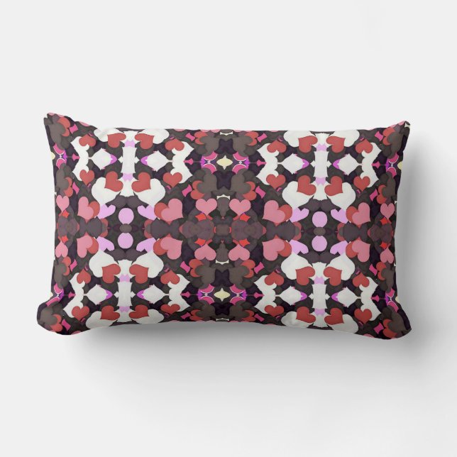 COUSSIN RECTANGLE CŒURS (Recto)