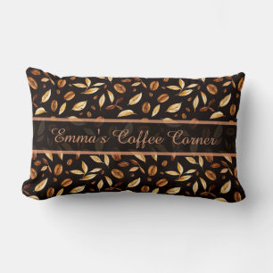 Coussin Rectangle Coin café personnalisé Amateur de café