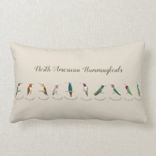 Coussin Rectangle Colibri nord-américain