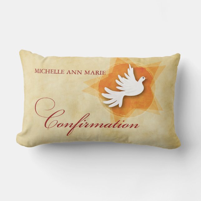 Coussin Rectangle Collection de cadeaux de confirmation personnalisé (Recto)