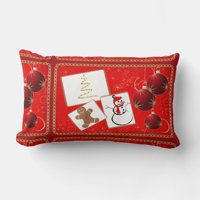 COUSSIN RECTANGLE COLLECTION DE NOËL SUZANNE ELIZABETH (Recto)