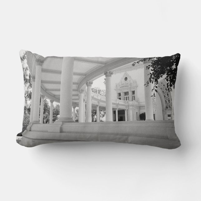 Coussin Rectangle Colonnade vintage courbe (Recto)