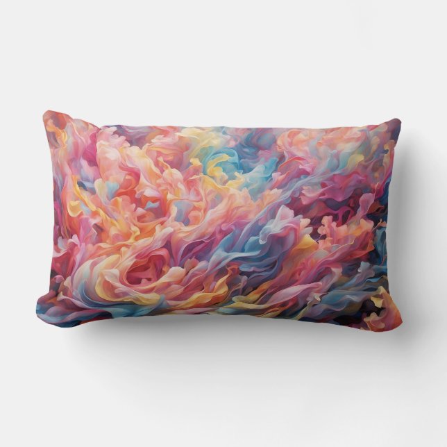 Coussin Rectangle colors waving (Recto)