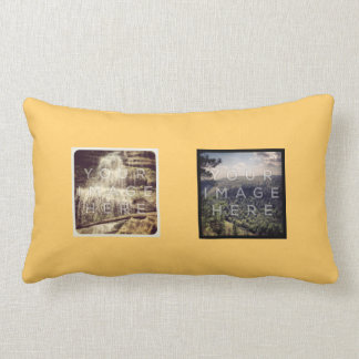 Coussin Rectangle Conception de carreau personnalisée par photo