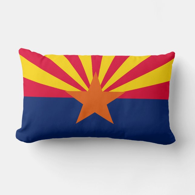 Coussin Rectangle Conception de drapeau d'état de l'Arizona (Recto)