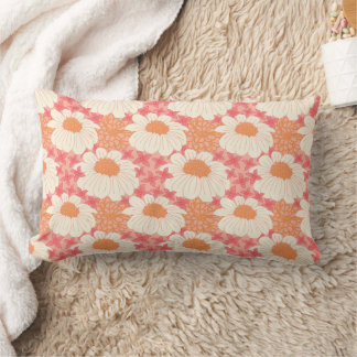 Coussin Rectangle conception de fleurs