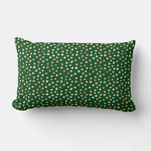 Coussin Rectangle Conception de la série Safari Émeraude et Or 11