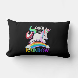 Coussin Rectangle Conception de licorne arc-en-ciel Catch