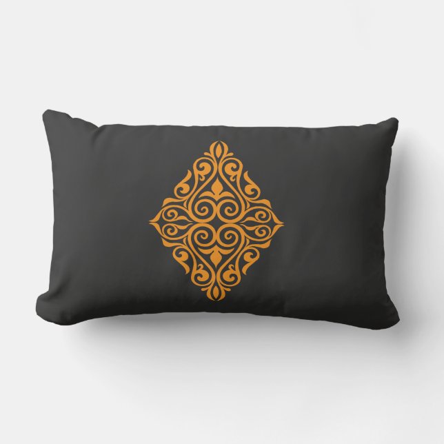 Coussin Rectangle Conception de tatouage traditionnel inspiré de l'a (Recto)