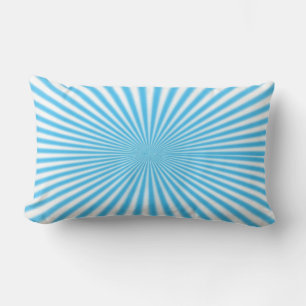 Coussin Rectangle conception d'étoile bleue cool