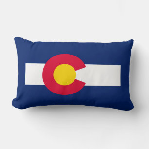 Coussin Rectangle Conception du drapeau de l'État du Colorado