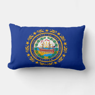 Coussin Rectangle Conception du drapeau d'état du New Hampshire